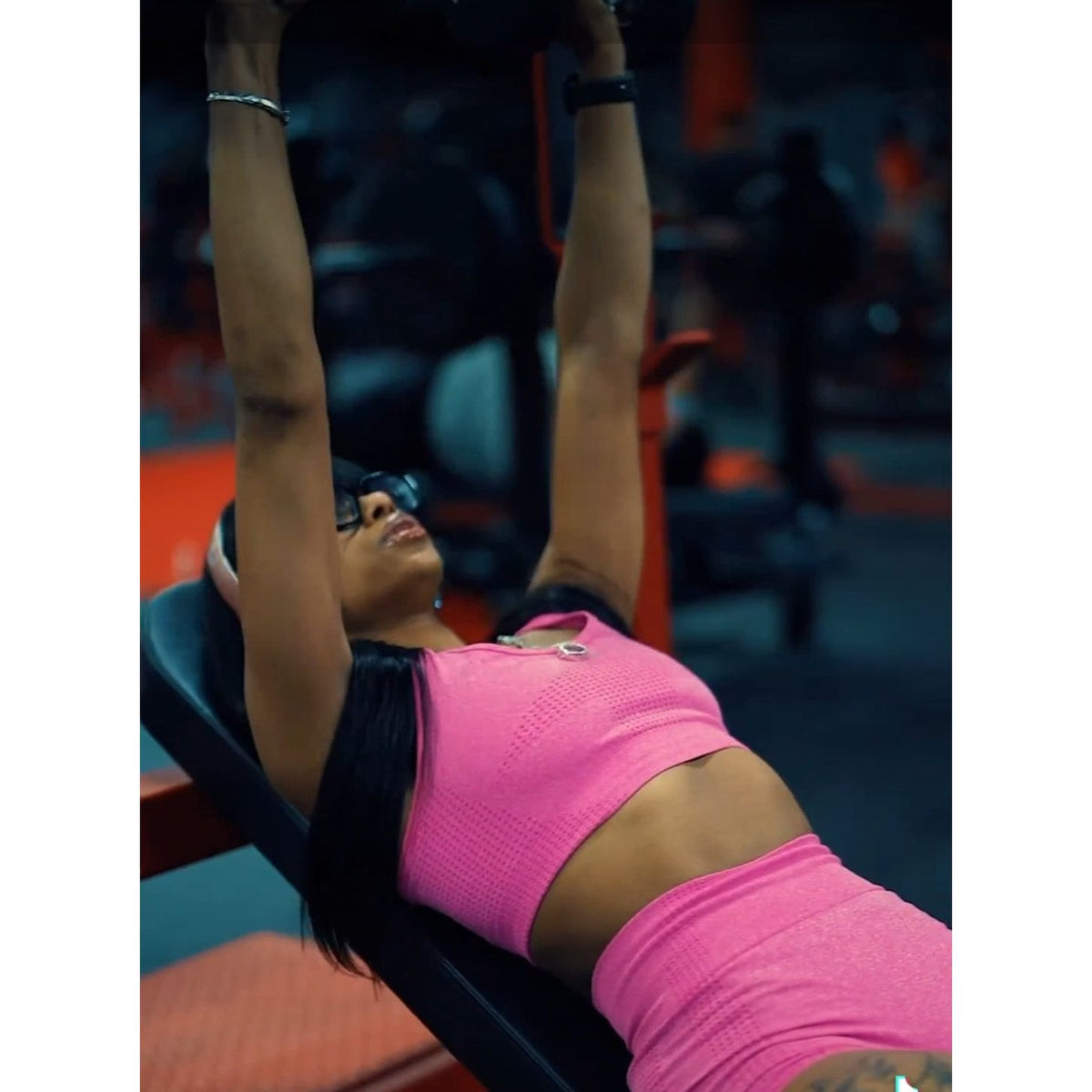 Hot Pink Destiny Low Cut Bra