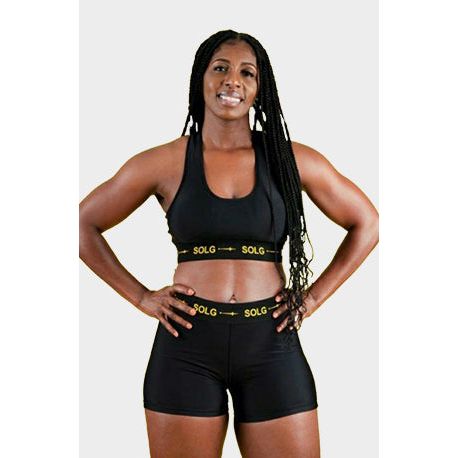 Wizz Black n Yellow Shorts