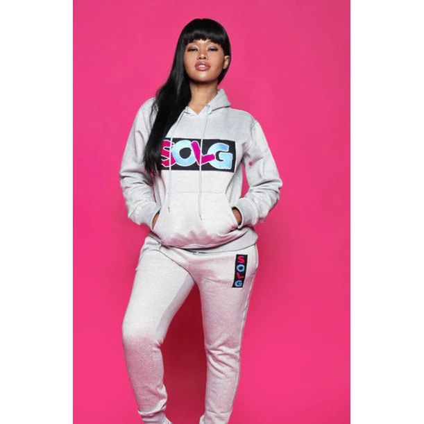 Grey Uni-sex SOLG joggers