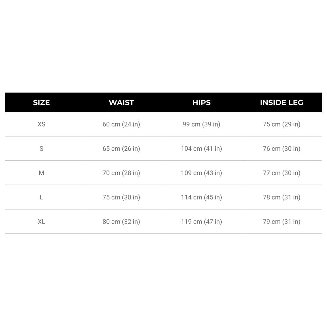 Gymshark size chart best sale