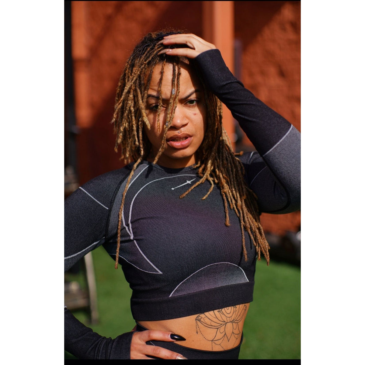 Black Grey Destiny top