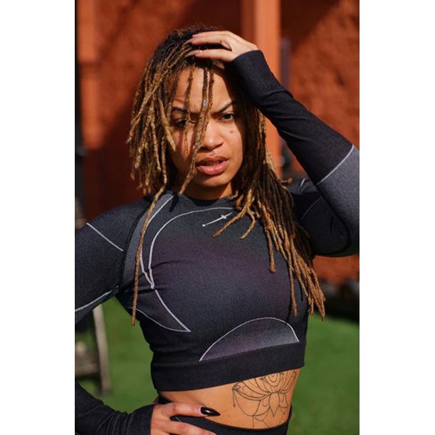 Black Grey Destiny top